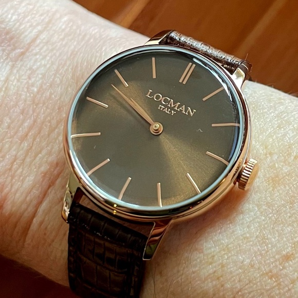 Locman Woman Orologio Donna 1960 Ref 253 30mm Rose gold and Brown Watch - Picture 1 of 13